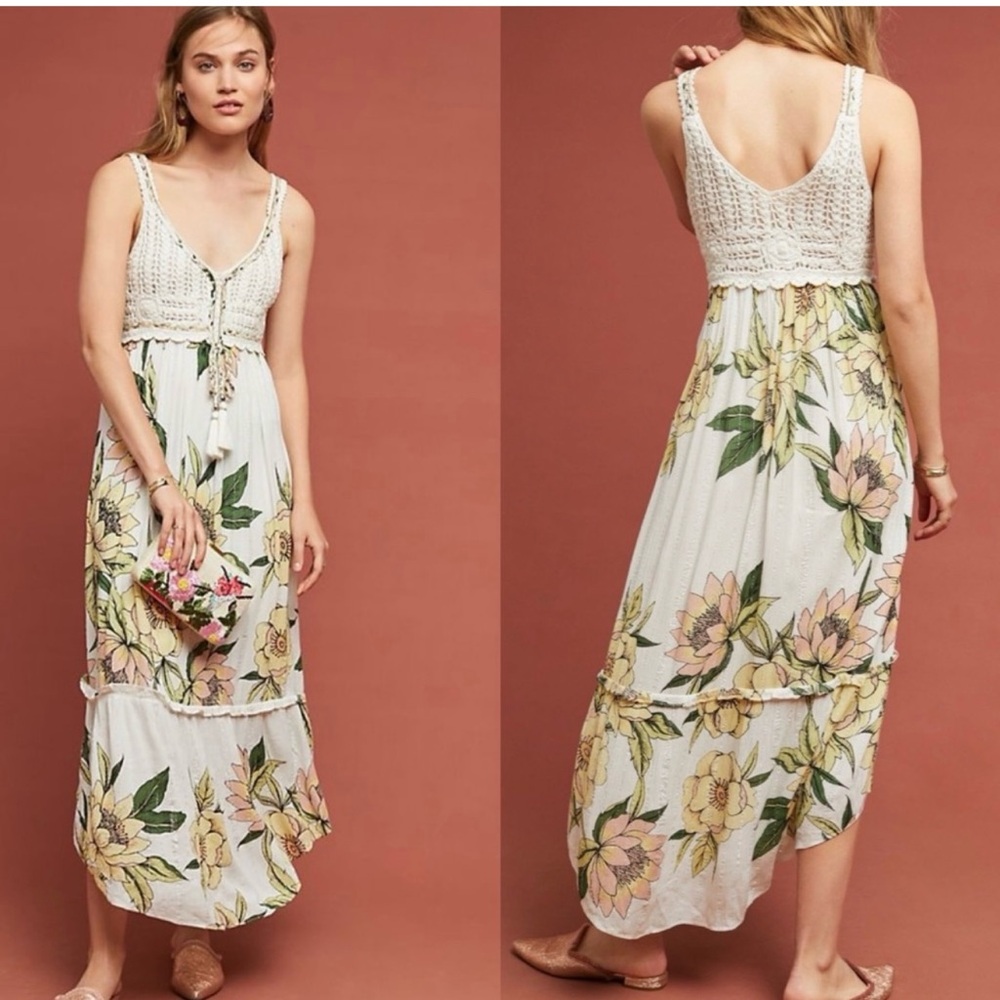 Anthropologie Farm Rio Floral dress